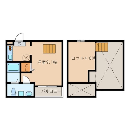 RoRoナルミの物件間取画像